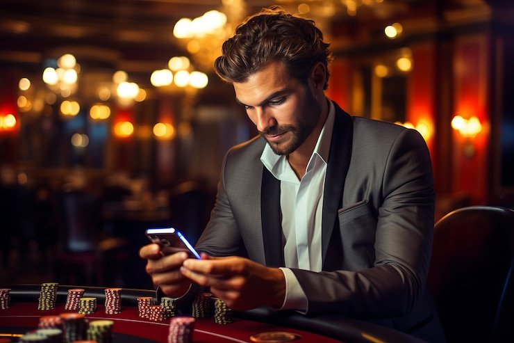 ajo89 resmi BandarQ showdown phase with player hands revealed and pot winner announcement